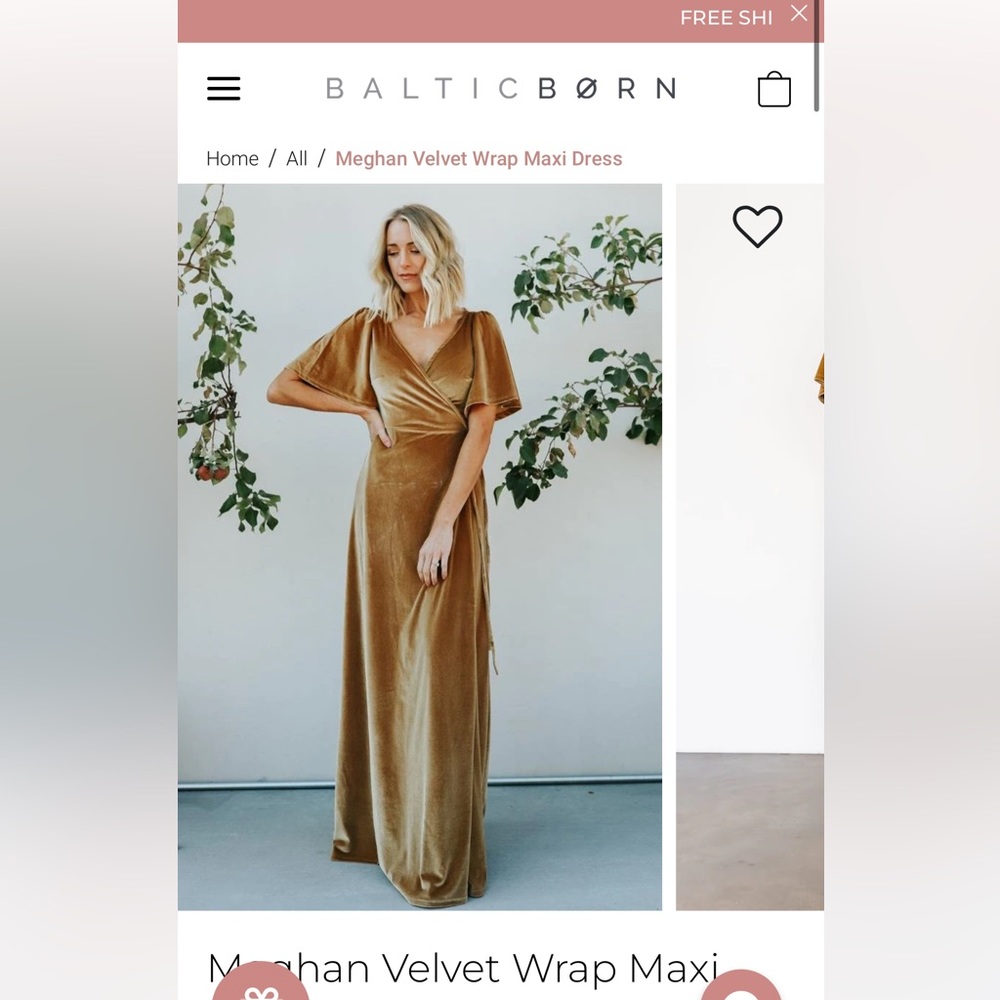 Mustard Yellow Wrap Dress